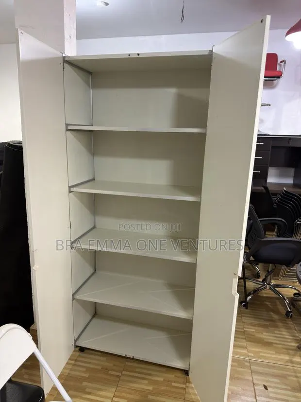 Uk Used Multi-Shelf Storage Cabinet / Wardrobe – Neat Condition · Photo 1