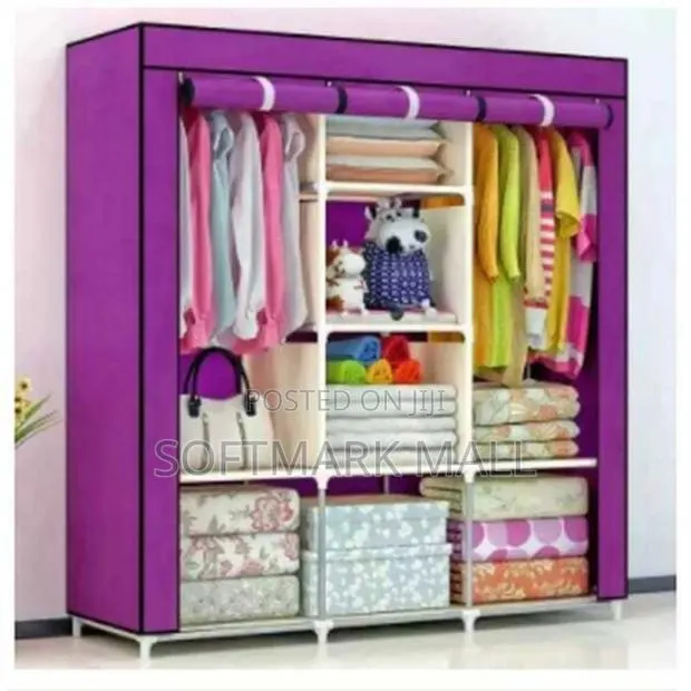 Foldable Wardrobe-purple · Photo 1