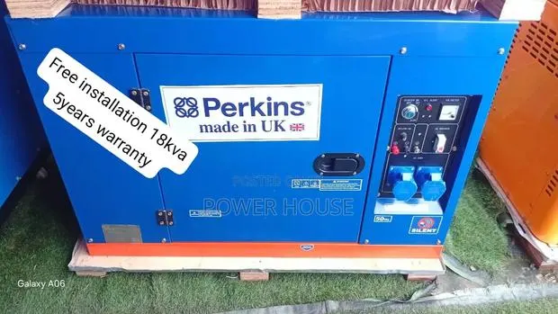 Perkins 18kva Silent Diesel Generator – Ready to Work 18kva · Photo 1