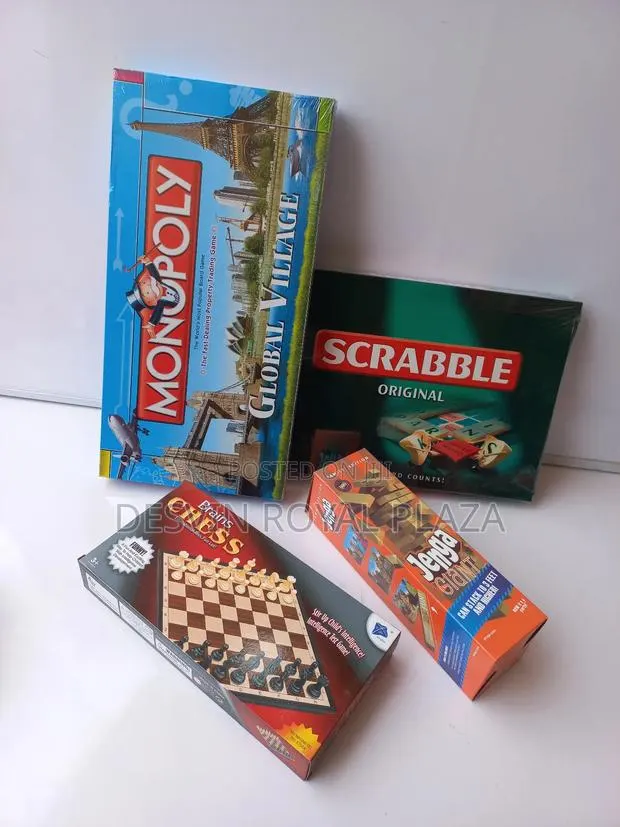 Chess + Monopoly + Scrabble + Jenga · Photo 1