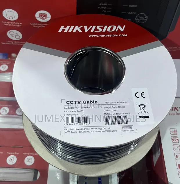 Hikvision Rg59 CCTV Cable Ds-1lh1scar1742c 100m · Photo 1