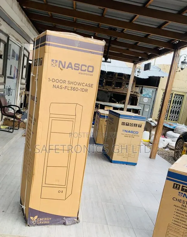 Secure Classic Nasco 298 LTRS Display Fridge-Nas-Fl360-1dr · Photo 1
