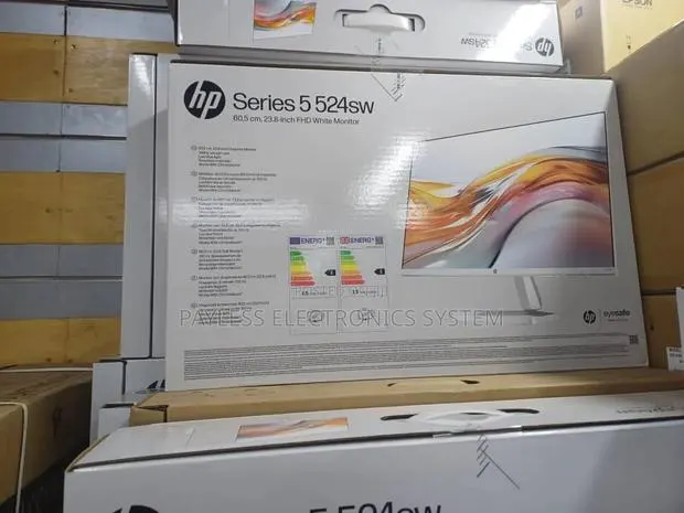Hp S5 524sw FHD White Monitor 23.8" 100hz White 1xhdmi,1xvga · Photo 1