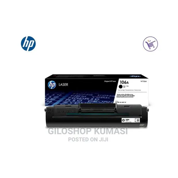 Hp W1106a 106a Laser Toner Cartridge Original-Black · Photo 1