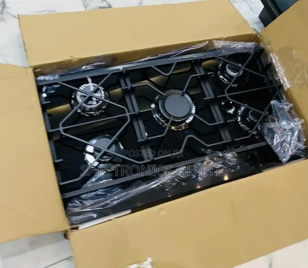 Neatly Sealed Kenwood 5-Burner Built-in Gas Hobs (90cm / 75cm): · Photo 1