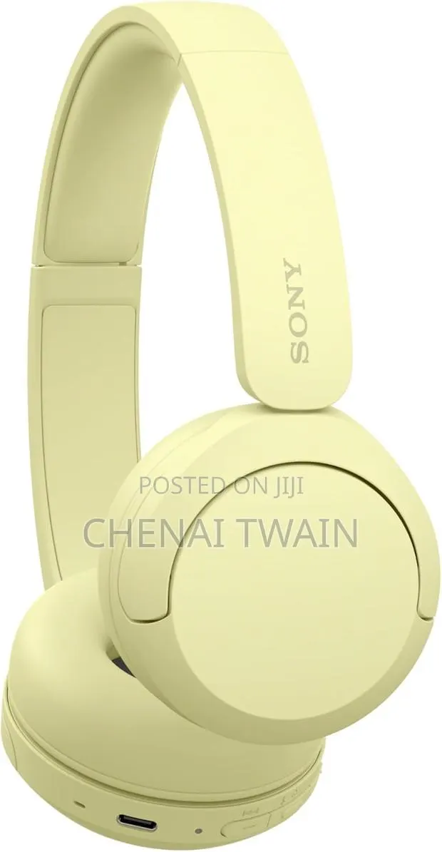 Sony Wh-Ch520 Wireless Bluetooth Headphones - Yellow · Photo 1