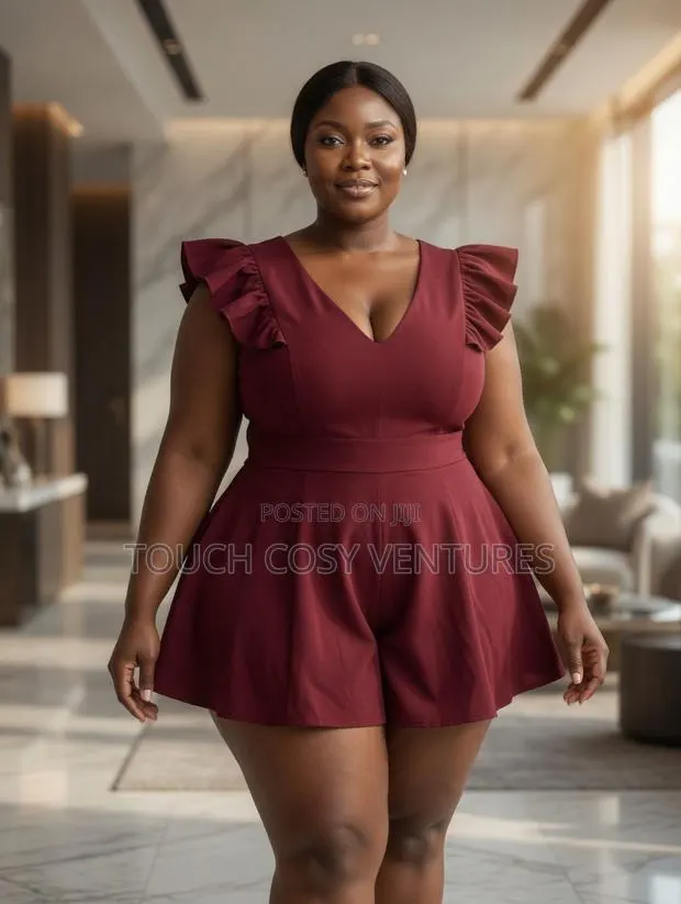 Ruby Grace Flare Mini Down Pant Dress · Photo 1