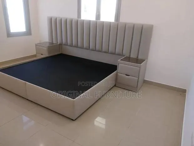 Over Size King Size Bed Frame With Side Drawers · Photo 1