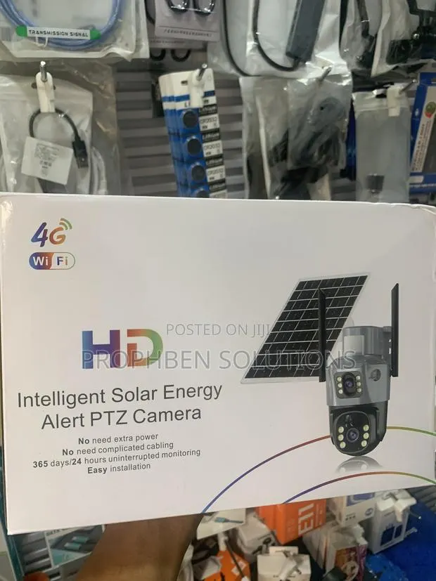 4G Two Lens Solar CCTV Camera · Photo 1