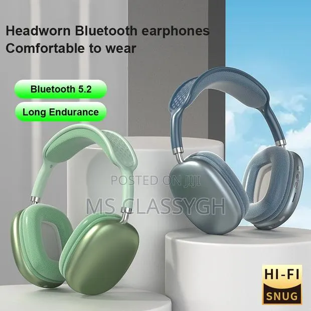 P9 Wireless Bluetooth Headphones With Microphone Noise Cance · Photo 1