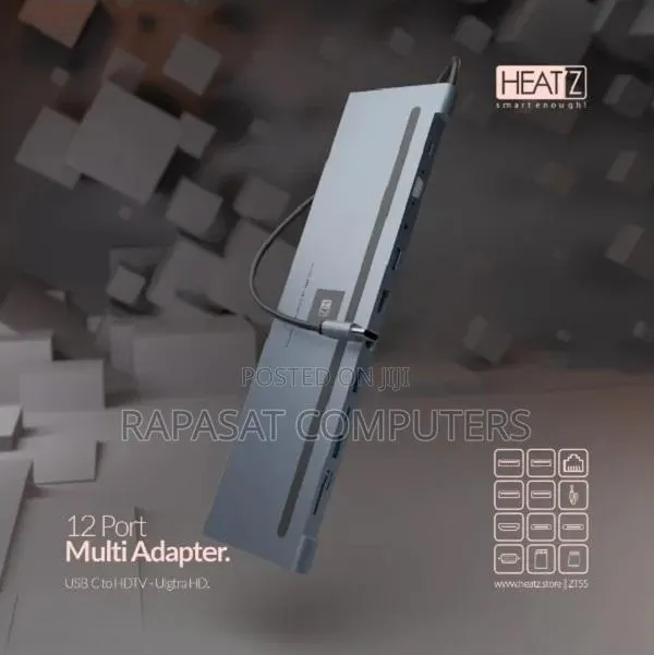 Heatz Zt55 Type-c 12-in-1 Adapter · Photo 1