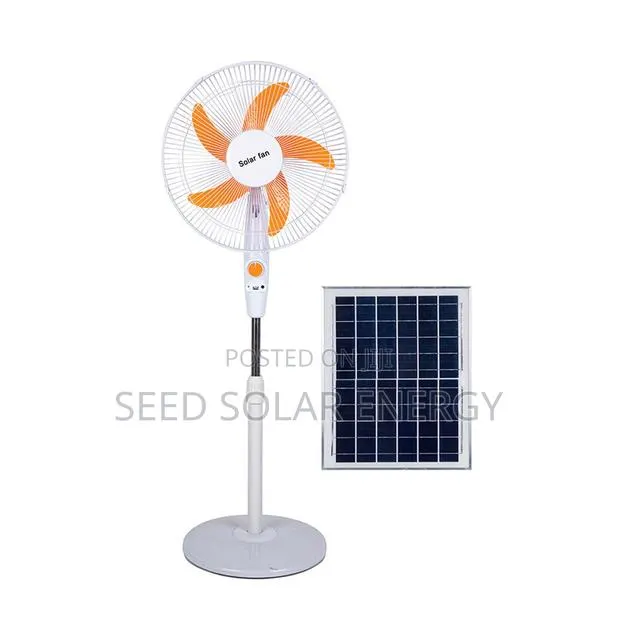 Solar Standing Fan · Photo 1