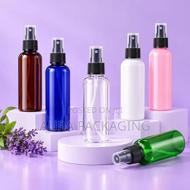 Cosmetic PET Bottle With Spray Cap · Photo 1