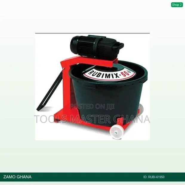 Rubimix-50-N Electric Mortar Mixer 880w - Rubi-61950 · Photo 1