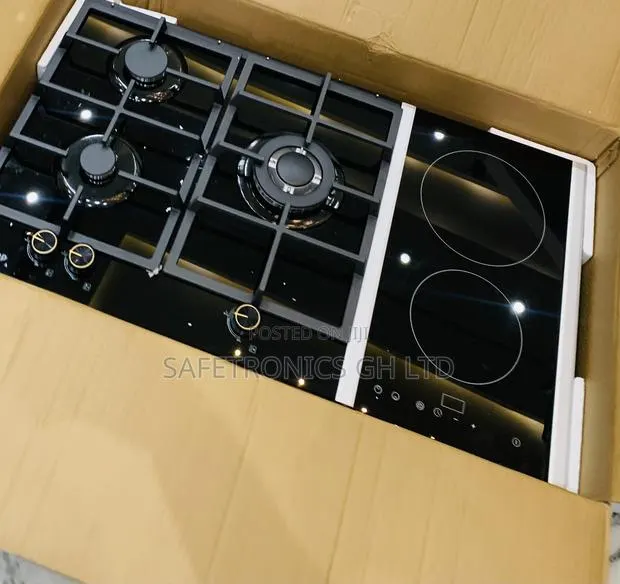 Get Perfect Sleek Black Kenwood 3 Gas + 2 Electric Cooker / Hob · Photo 1