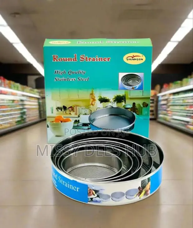 6pcs Stainless Steel Round Strainer · Photo 1