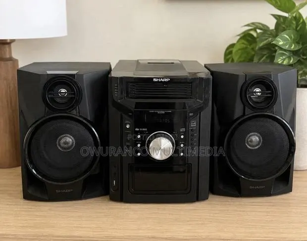 SHARP CD-BH950 240W 5 Disk- Bluetooth, USB Drive, AM/FM Radio + Remote