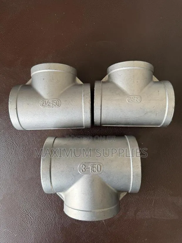 3-inch Stainless Steel Threaded T-piece Pipe Fittings · Photo 1