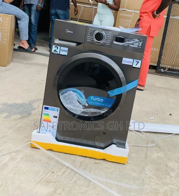 Reliable Grey Nasco 8kg Front Load Washing Machine-Nasfl-J8kg-S · Photo 1