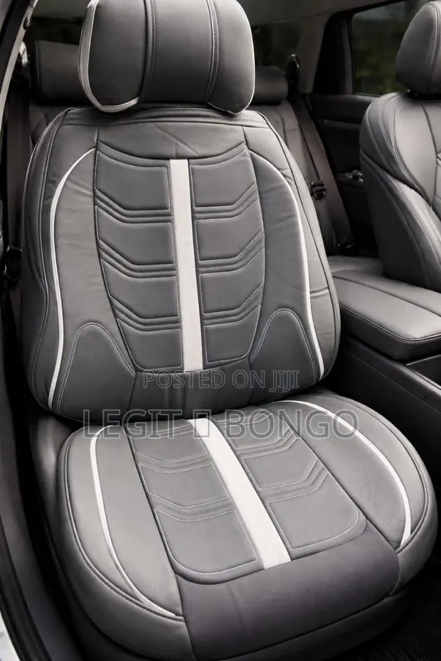 Quality Leather Grey Seat Cover · Photo 1