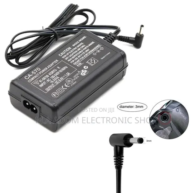 Compact Power Adapter for Canon Xa11 Xa15 Xa25 Xa35 Xa45 Xa5 · Photo 1