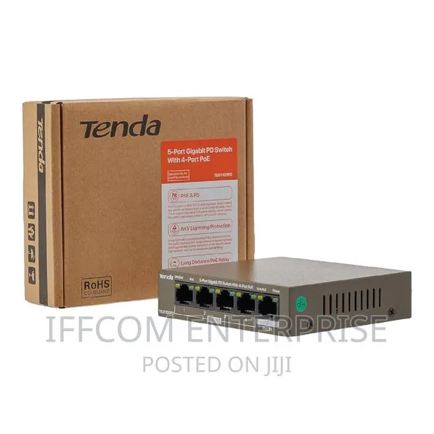 5 Port Gigabit Switch With 4 Port Poe · Photo 1