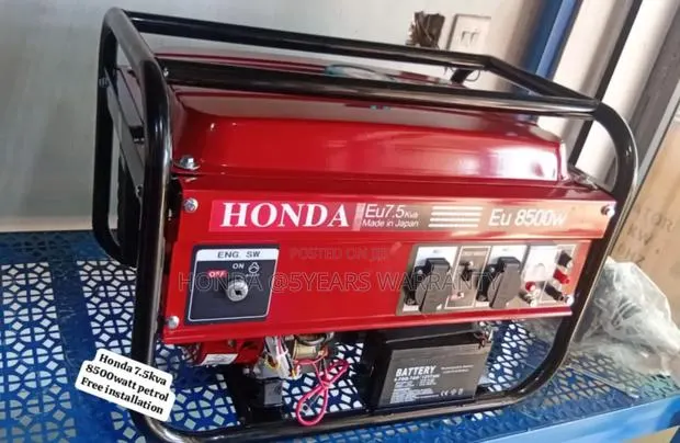 Energy for All 7.5kva 8500watt Honda Petrol Generator 7.5kva · Photo 1