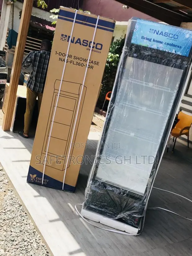 Sealed Nasco Nasfl400-1dr Singledoor Glass Display Fridge · Photo 1