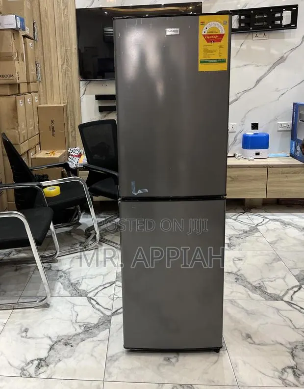 Original Nasco Nasd2-20fl 158l Bottom Freezer Fridge(Dark Gray) · Photo 1