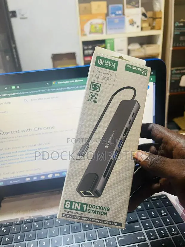 USB-C 8-in-1 Hub Hdmi Rj45 Sd Tf USB 3.0 Pd Adapter · Photo 1