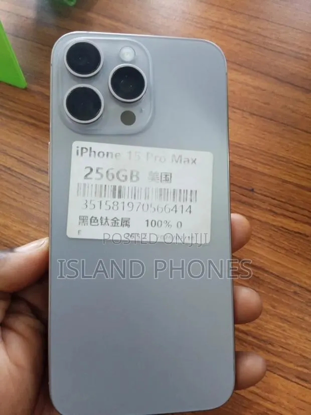 Apple iPhone 15 Pro Max 256 GB Silver · Photo 1