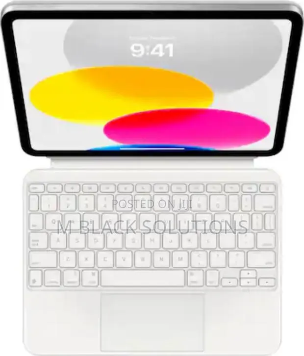 Apple - Magic Keyboard Folio for iPad (A16) - White · Photo 1