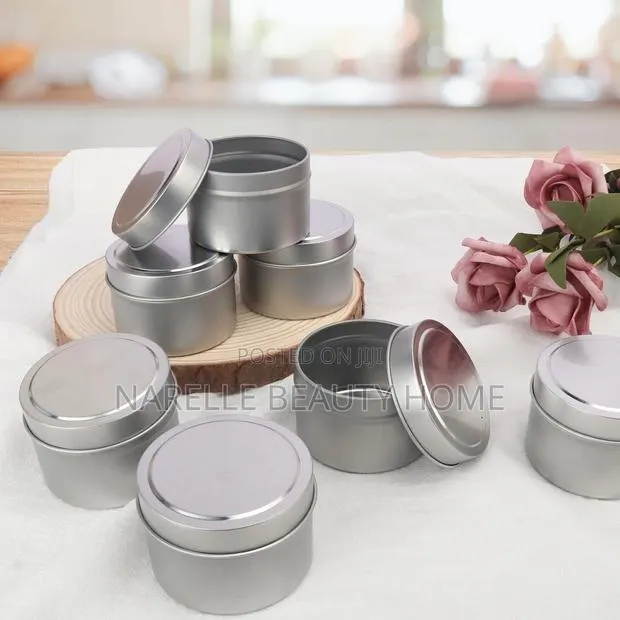 12pcs - Aluminium Candle Jars for Creams, Butters and Salves - 100g · Photo 1