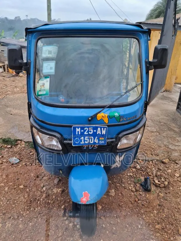 TVS King Deluxe Plus iTouch Start 2025 Blue · Photo 1