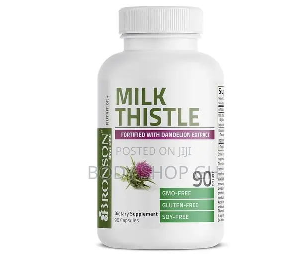 Milk Thistle + Dandelion Liver for Health, Antioxidant, Detox, 90 Caps · Photo 1