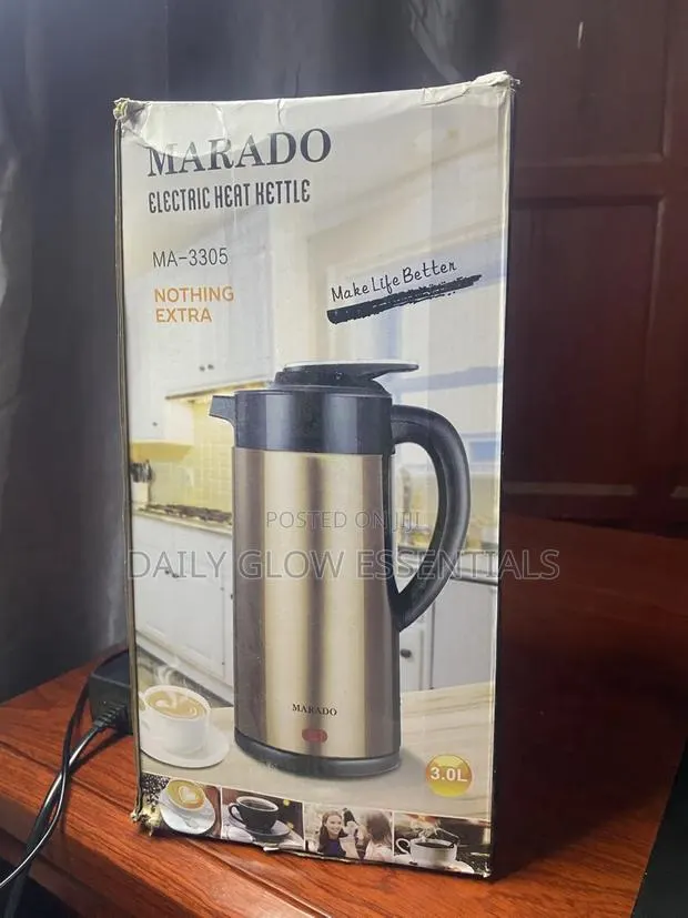 Marado Electric Kettle 3.0L – Fast Boiling · Photo 1