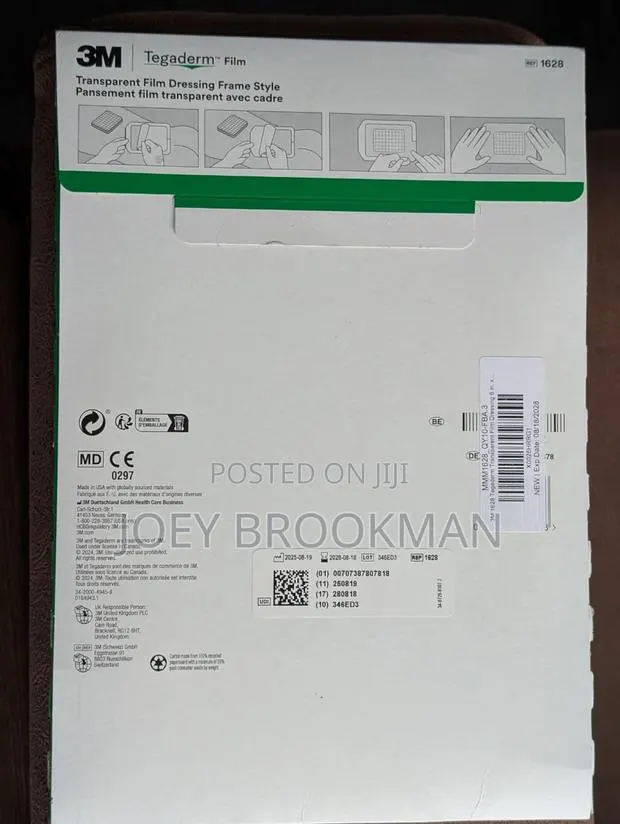 3m Tegaderm Transparent Film Dressing Frame Style, 1628 · Photo 1