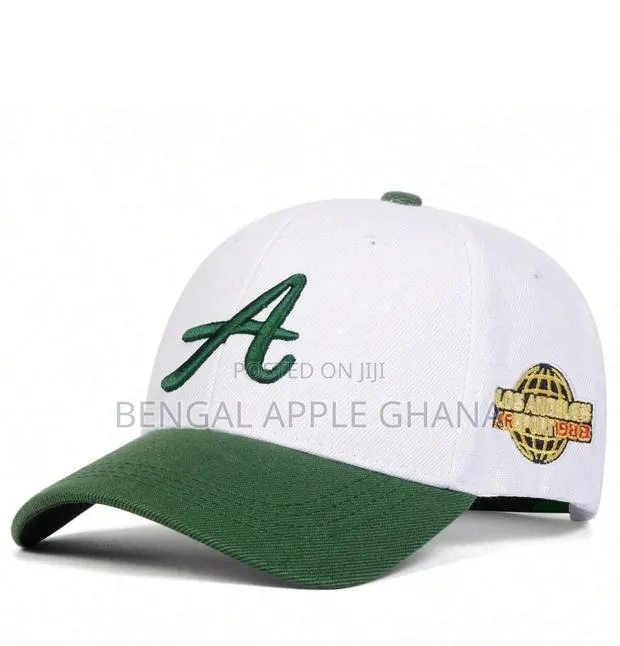 Brand New White and Green Baseball Cap · Photo 1