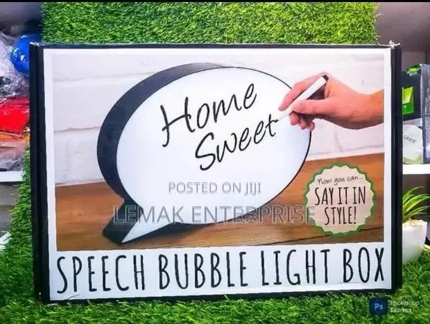 Speech Bubble Light Box · Photo 1