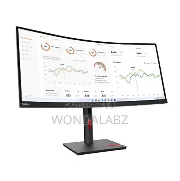 Lenovo Think Vision T34wd-40 34" 99% sRGB 120Hz Curve Monitor · Photo 1