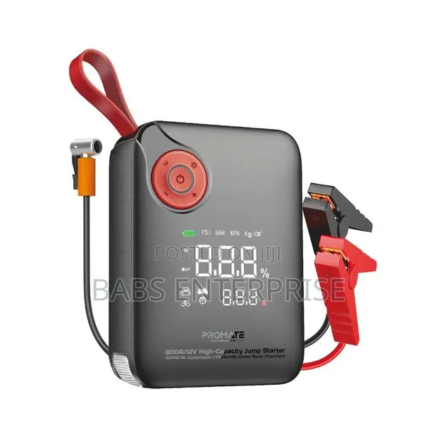 Promate PatrolPack-4 800a/12v Jump Starter Air Compressor PowerBank · Photo 1