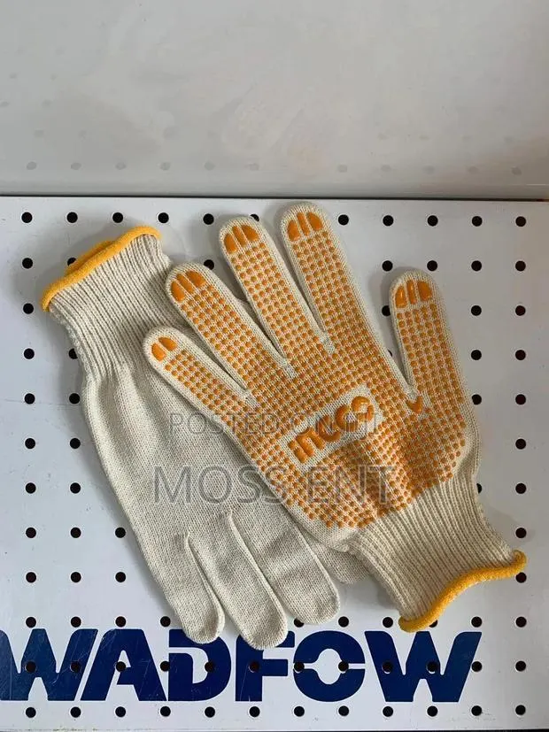 Knitted & Pvc Dots Gloves Xl - Hgvk05 · Photo 1