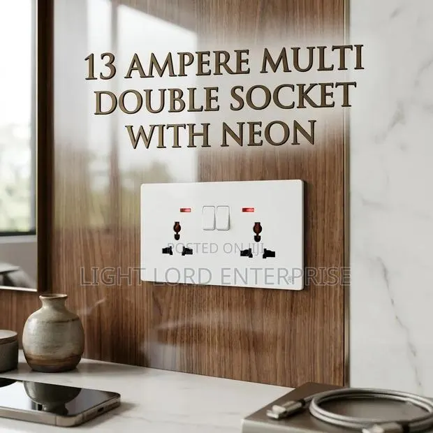 4Home Universal Double Socket and Switces · Photo 1