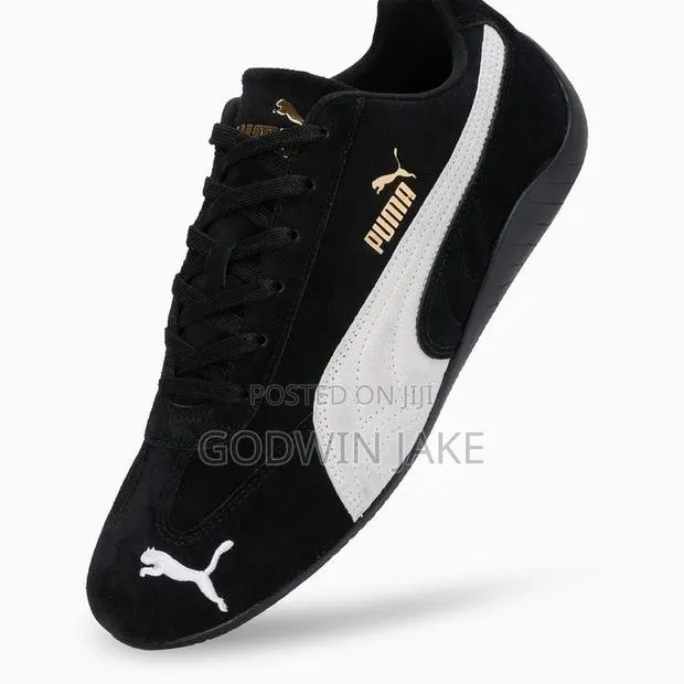 Affordable PUMA Speedcat Low-Top Sneakers "Black/White" · Photo 1