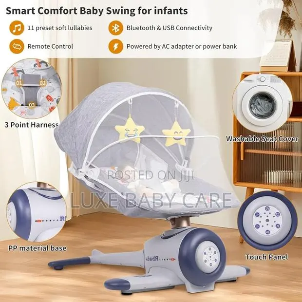 Airplane Shaped Electric Swing/ Baby Rocking Chair · Photo 1