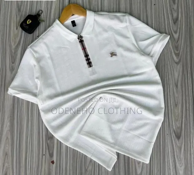 Burberry White Club T Shirt for Men · Photo 1
