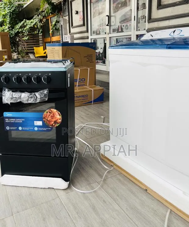 Buy Durable Midea 4 Gas Burner With Grill(Black)Transparent Lid · Photo 1