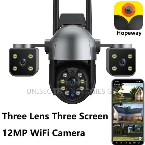 8x Zoom 3 Lens Wireless PTZ Smart Camera · Photo 1