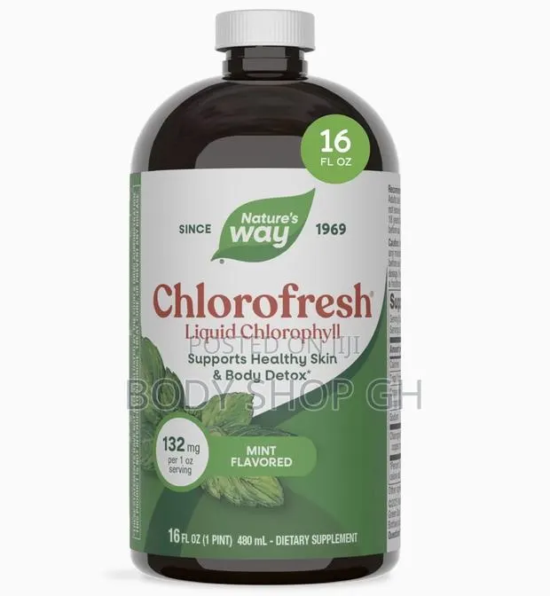 Chlorofresh Liquid Chlorophyll, Internal Deodorizer, Cleanse and Detox · Photo 1