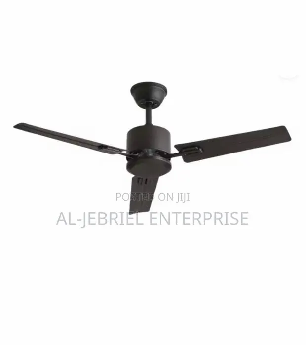 Black Ceiling Fan With Remote · Photo 1